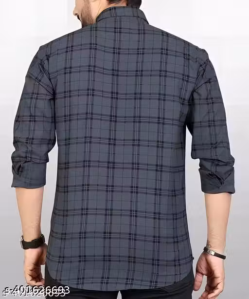 MENS DASHING FORMAL CHECK SHIRT