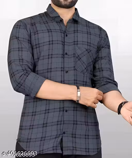 MENS DASHING FORMAL CHECK SHIRT
